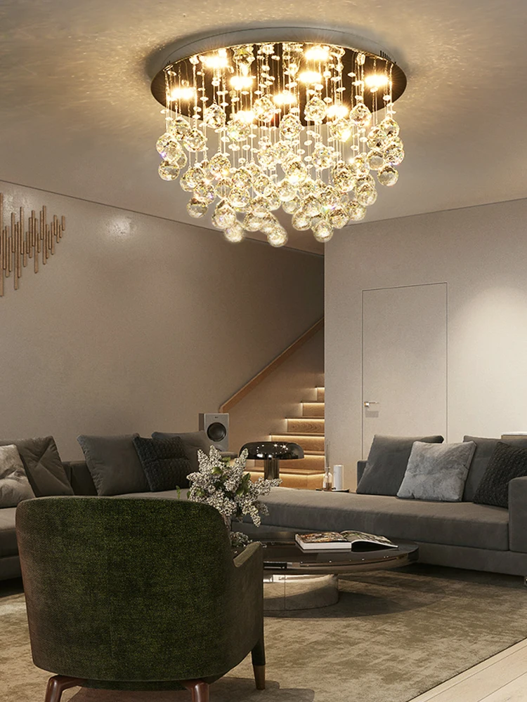 Nordic Light Luxury Living Room Pendant Light Crystal LED Pendant Light Lighting Modern Luxury Pendant Light Bedroom Light
Nordic Light Luxury Living Room Pendant Light Crystal LED Pendant Light Lighting Modern Luxury Pendant Light Bedroom Light