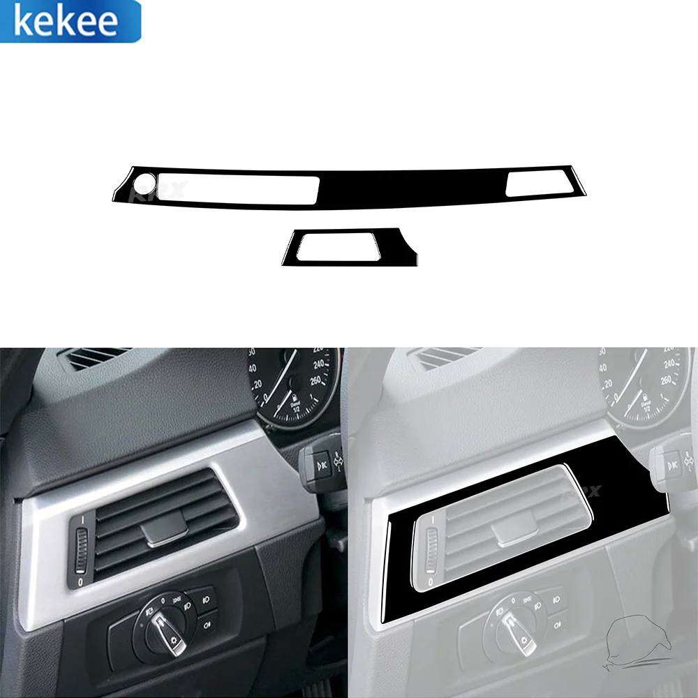 Для BMW 3 серии E90 2006-2008 фортепиано черный основной драйвер центральный инструмент полоса вентиляционная панель Крышка декоративные аксессуары наклейки
Для BMW 3 серии E90 2006-2008 фортепиано черный основной драйвер центральный инструмент полоса вентиляционная панель Крышка декоративные аксессуары наклейки