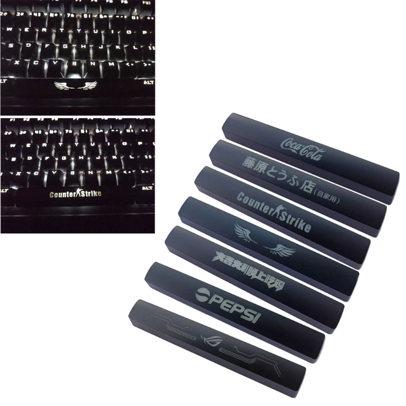 RGB Customized Backlit Keycap 6.25U Spacebar Keycap Shine Through Keycaps OEM Profile For Cherry MX Mechanical Keyboard
RGB Customized Backlit Keycap 6.25U Spacebar Keycap Shine Through Keycaps OEM Profile For Cherry MX Mechanical Keyboard