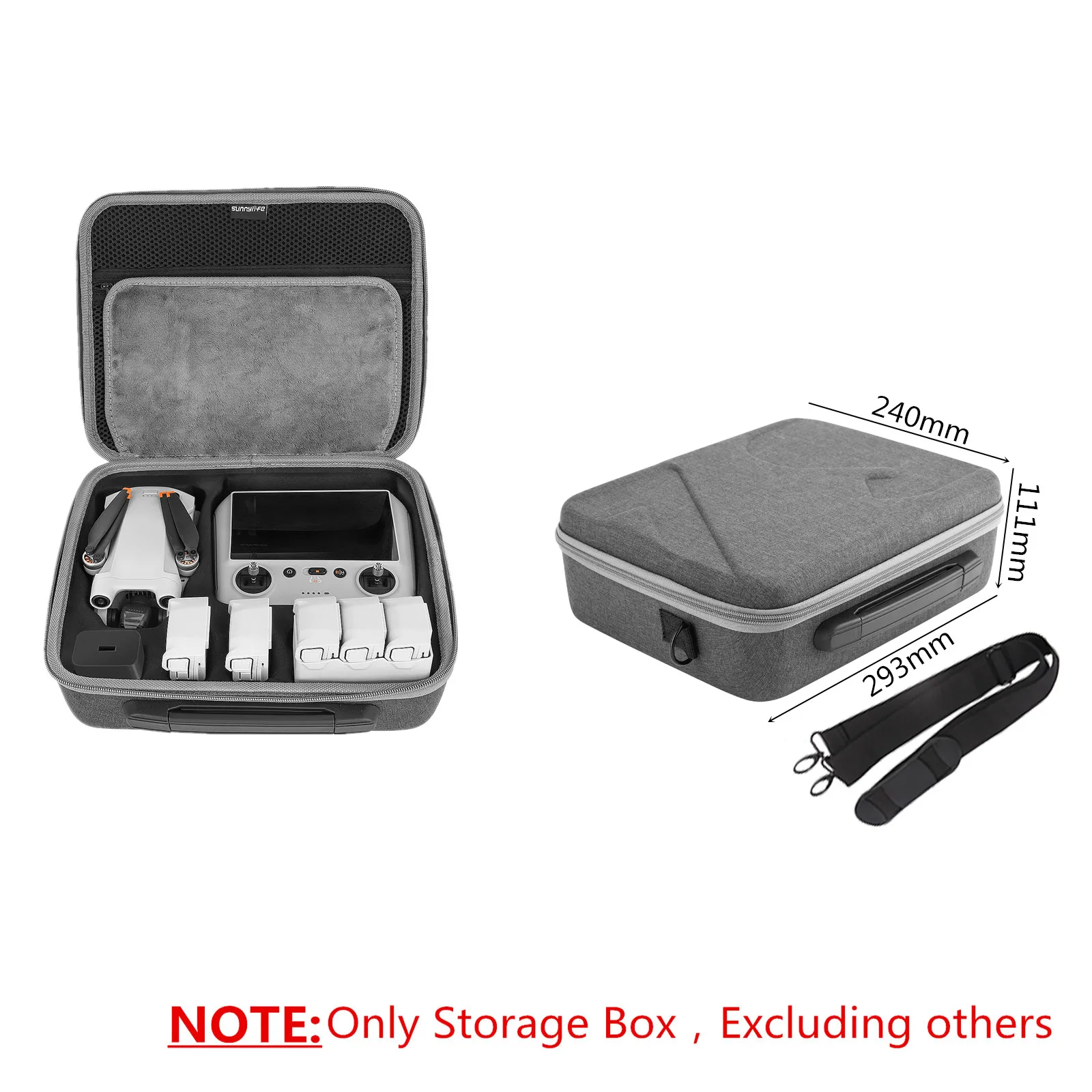 Multi-use Portable Shoulder Carrying Case Handbag Storage Box For DJI Mini 3 Pro Drone Battery Remote Controller Combo Parts
Multi-use Portable Shoulder Carrying Case Handbag Storage Box For DJI Mini 3 Pro Drone Battery Remote Controller Combo Parts
