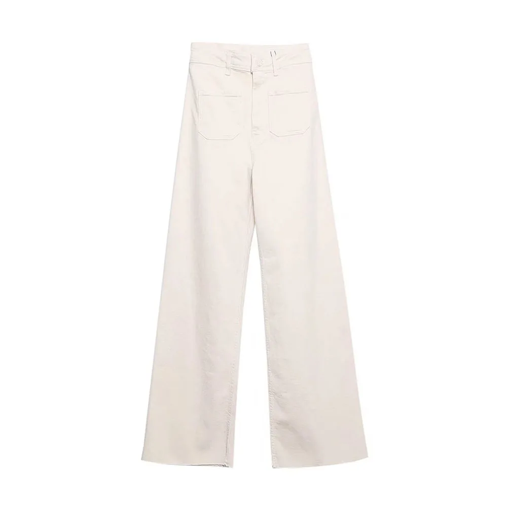 2022 women's spring and summer new high-waisted loose pants fashionable slim fit all-match pocket wide-leg jeans
2022 women's spring and summer new high-waisted loose pants fashionable slim fit all-match pocket wide-leg jeans