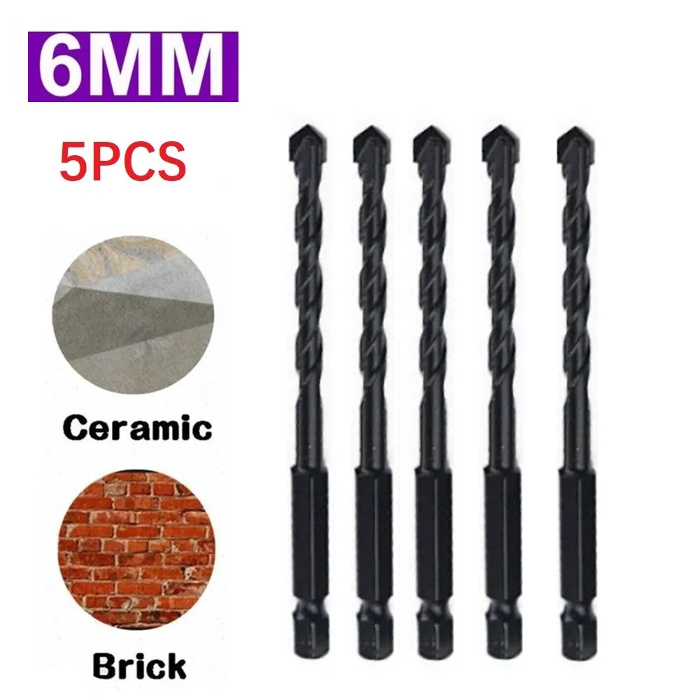 5pcs Tile Drill Bits 6mm Hex Shank Tile Porcelain Drill Bit For Marble Ceramic Glass Brick For Drilling Glass Ceramic Wood Metal
5pcs Tile Drill Bits 6mm Hex Shank Tile Porcelain Drill Bit For Marble Ceramic Glass Brick For Drilling Glass Ceramic Wood Metal
