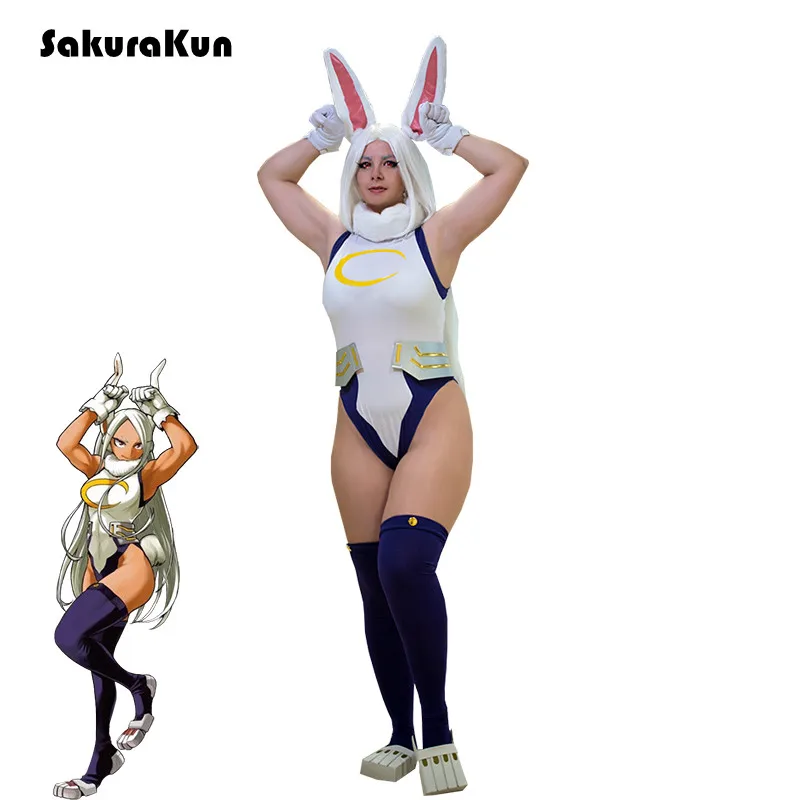 MHA Косплей Костюм кролик герой мируко сексуальный комбинезон BNHA Кролик Девочка Косплей комбинезоны костюм
MHA Косплей Костюм кролик герой мируко сексуальный комбинезон BNHA Кролик Девочка Косплей комбинезоны костюм