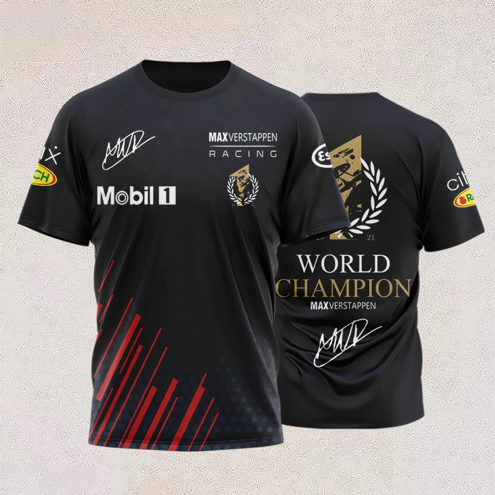 Summer New F1 Drivers World Champion T-shirt Car Fans Max Breathable Formula 1 Red Color Bull Racing Team T-shirts Envío Gratis
Summer New F1 Drivers World Champion T-shirt Car Fans Max Breathable Formula 1 Red Color Bull Racing Team T-shirts Envío Gratis