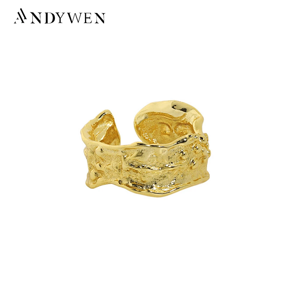 ANDYWEN 925 Sterling Silver Big Irregular Geometric Resizable Rings Adjustable Women Luxury Jewelry Fashion Jewelry Party 
ANDYWEN 925 Sterling Silver Big Irregular Geometric Resizable Rings Adjustable Women Luxury Jewelry Fashion Jewelry Party