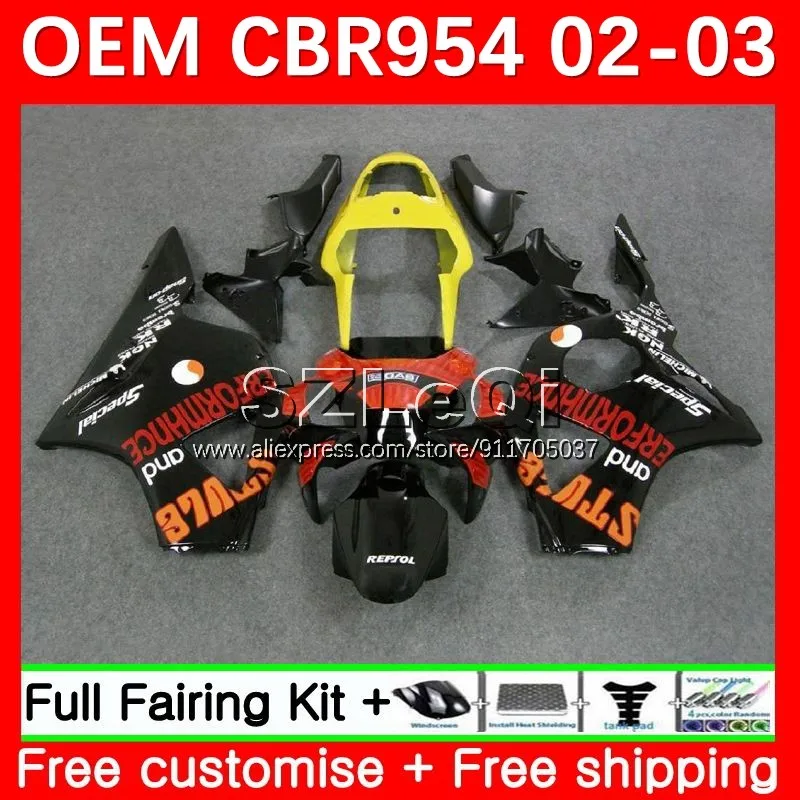 Repsol orange OEM Injection For HONDA CBR 900 954 RR CC 954RR 900RR CBR954 RR CBR954RR 02 03 CBR900RR 2002 2003 Fairing 48LQ.19
Repsol orange OEM Injection For HONDA CBR 900 954 RR CC 954RR 900RR CBR954 RR CBR954RR 02 03 CBR900RR 2002 2003 Fairing 48LQ.19