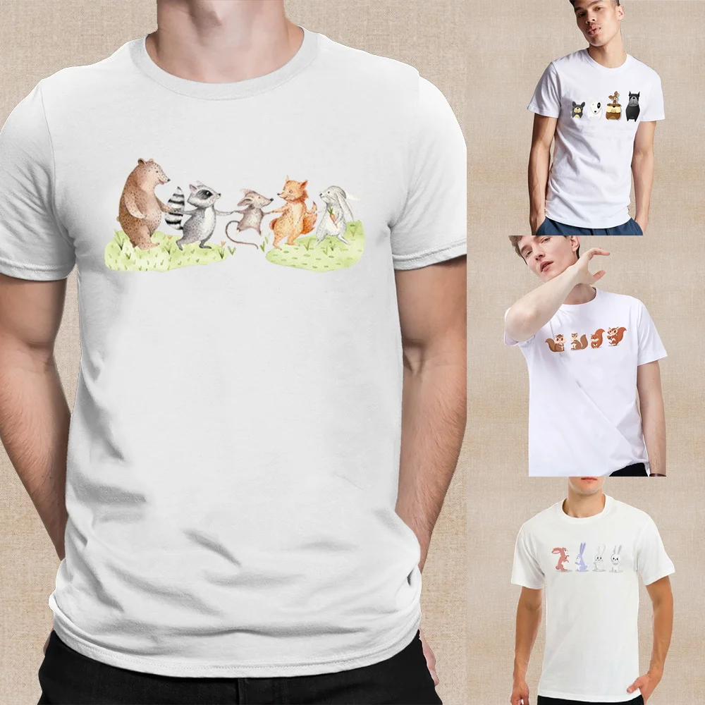T-shirts Cartoon Printing Tops Fashion Men Summer Short Sleeve Harajuku Pullover Youthful Comfortable O-neck Commuter Streetwear
T-shirts Cartoon Printing Tops Fashion Men Summer Short Sleeve Harajuku Pullover Youthful Comfortable O-neck Commuter Streetwear