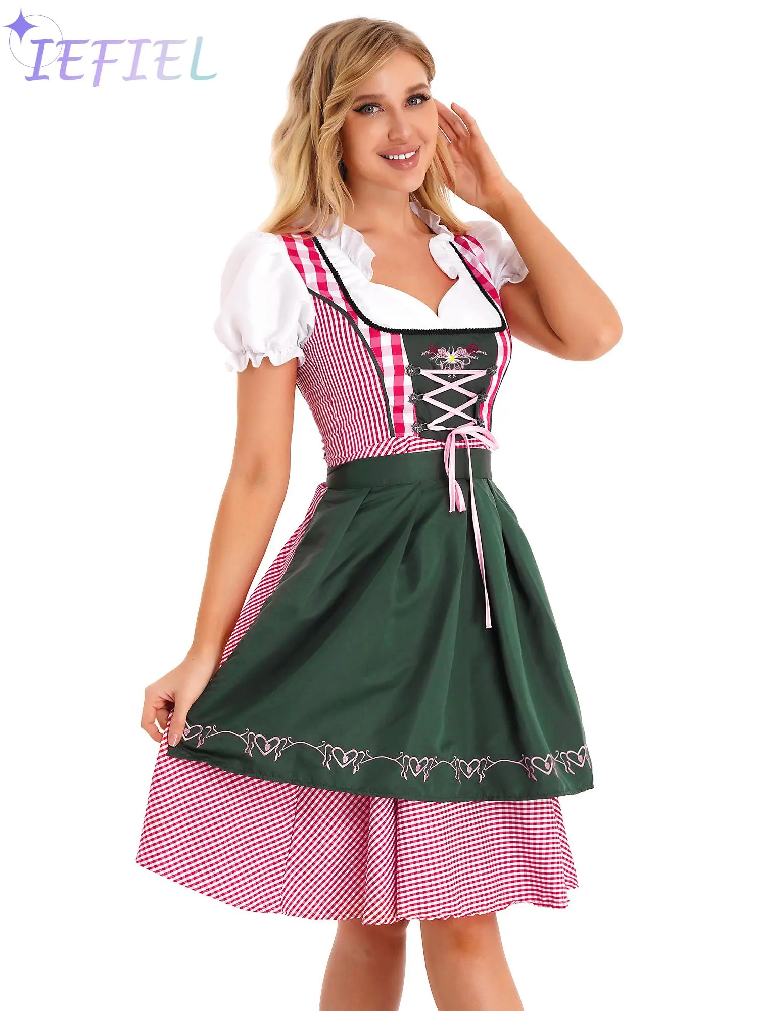 Женские костюмы Dirndl, платье с фартуком для Октоберфеста, карнавала, Фестиваля Пива, маскарада, Хэллоуина, маскарада, Косплея
Женские костюмы Dirndl, платье с фартуком для Октоберфеста, карнавала, Фестиваля Пива, маскарада, Хэллоуина, маскарада, Косплея