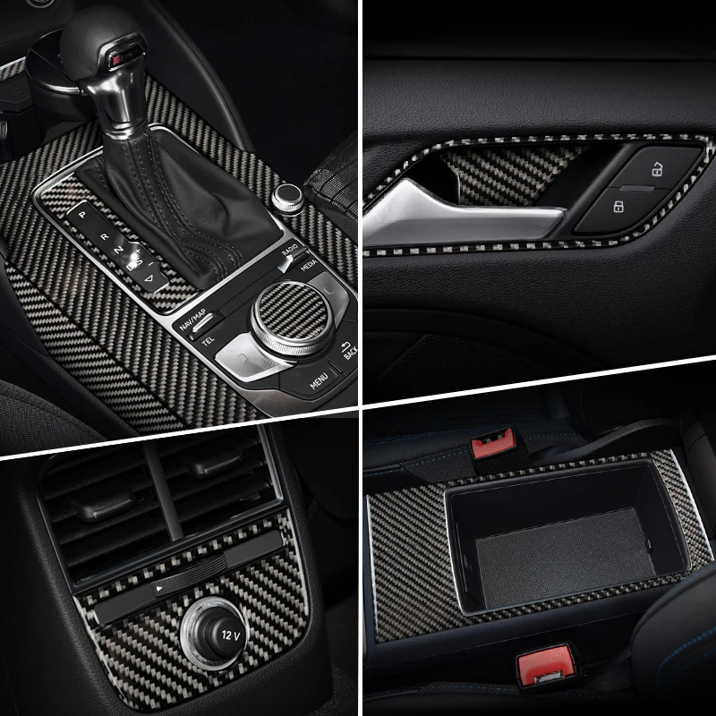 Carbon Fiber For Audi A3 8V S3 Car Interior Gearshift Air Conditioning CD Panel Door Armrest Cover Trim Stickers Accessories
Carbon Fiber For Audi A3 8V S3 Car Interior Gearshift Air Conditioning CD Panel Door Armrest Cover Trim Stickers Accessories