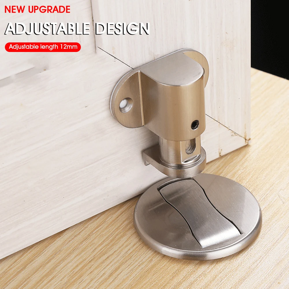 Height-Adjustable Stainless Steel Door Stopper Punch-free Strong Magnetic Anti-collision Door Stopper Invisible Home Door Stop
Height-Adjustable Stainless Steel Door Stopper Punch-free Strong Magnetic Anti-collision Door Stopper Invisible Home Door Stop