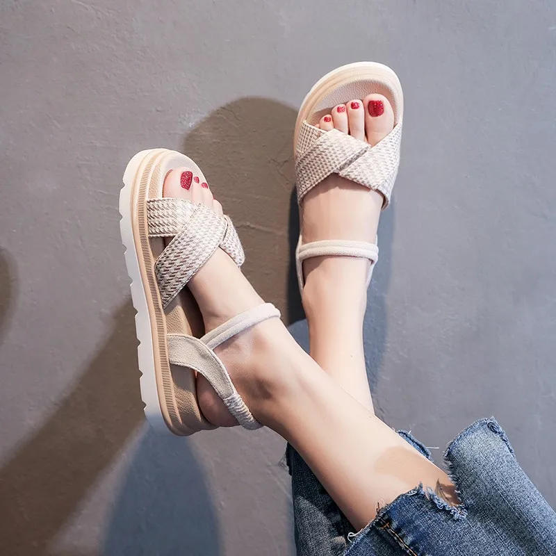Comfortable sandals women's summer not tired feet super soft bottom ladies flat bottom non-slip maternity shoes summer
Comfortable sandals women's summer not tired feet super soft bottom ladies flat bottom non-slip maternity shoes summer