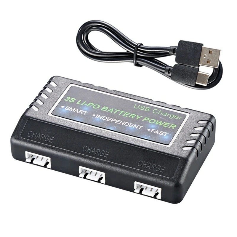 11.1V LI-Po Battery Charger USB Cable Balanced Charger Case For 3S Batteris Lithium Battery Pack LI-Polymer Battery
11.1V LI-Po Battery Charger USB Cable Balanced Charger Case For 3S Batteris Lithium Battery Pack LI-Polymer Battery