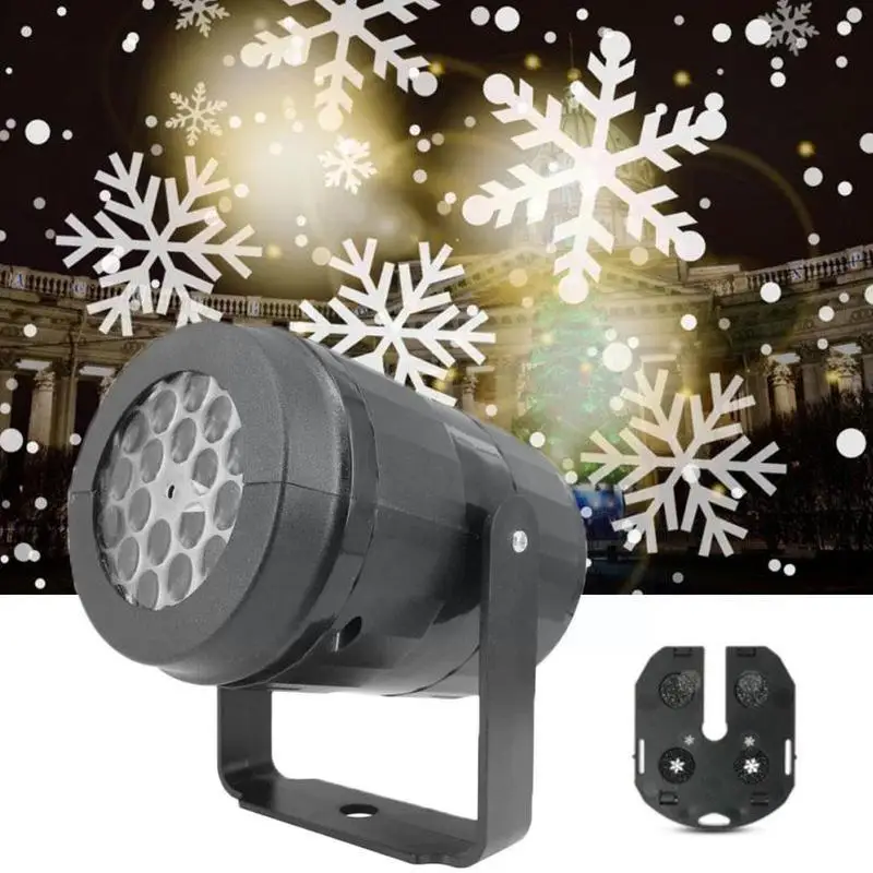 

Рождественский проектор снежинок ЕС/Великобритания/США, лампа, наружный проектор с дистанционным управлением, внутренний декор, праздвече...