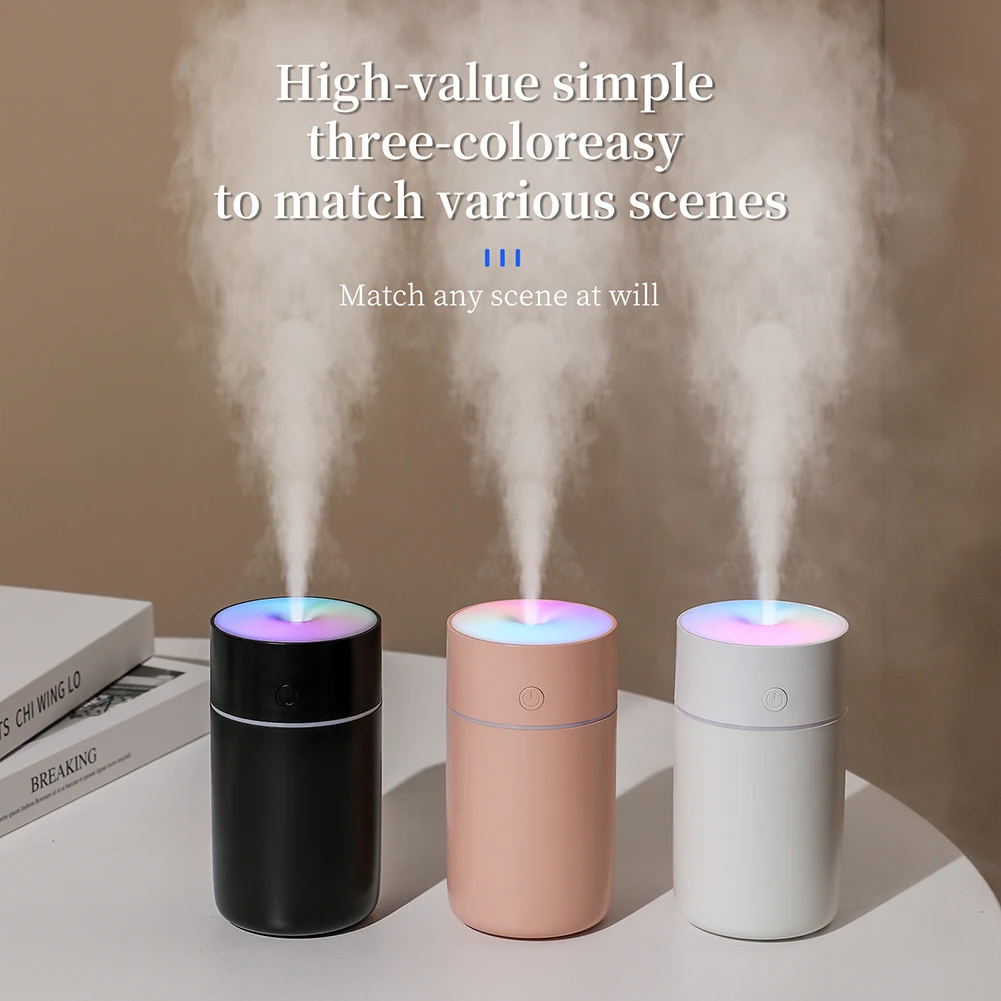 

230ml Wireless Air Humidifier Diffuser USB Ultrasonic Humidifiers Home 1200mAh Battery Rechargeable humidificador Mist Maker