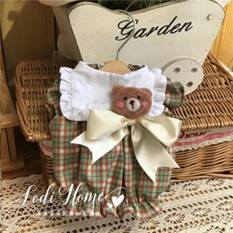 Plaid Bear Princess Dress Pet Dog Clothes Sweet Clothing Dogs Super Small Cute Chihuahua Print Spring Summer Thin Boy Mascotas
Plaid Bear Princess Dress Pet Dog Clothes Sweet Clothing Dogs Super Small Cute Chihuahua Print Spring Summer Thin Boy Mascotas