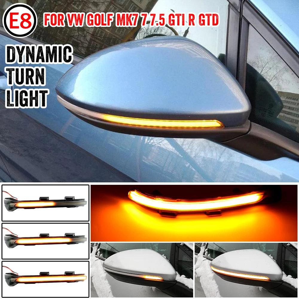 2X For VW Golf 7 VII MK7.5 JETTA MK7 Touran Dynamic Turn Signal LED Side Wing Rearview Mirror Indicator Blinker Sequential Light
2X For VW Golf 7 VII MK7.5 JETTA MK7 Touran Dynamic Turn Signal LED Side Wing Rearview Mirror Indicator Blinker Sequential Light