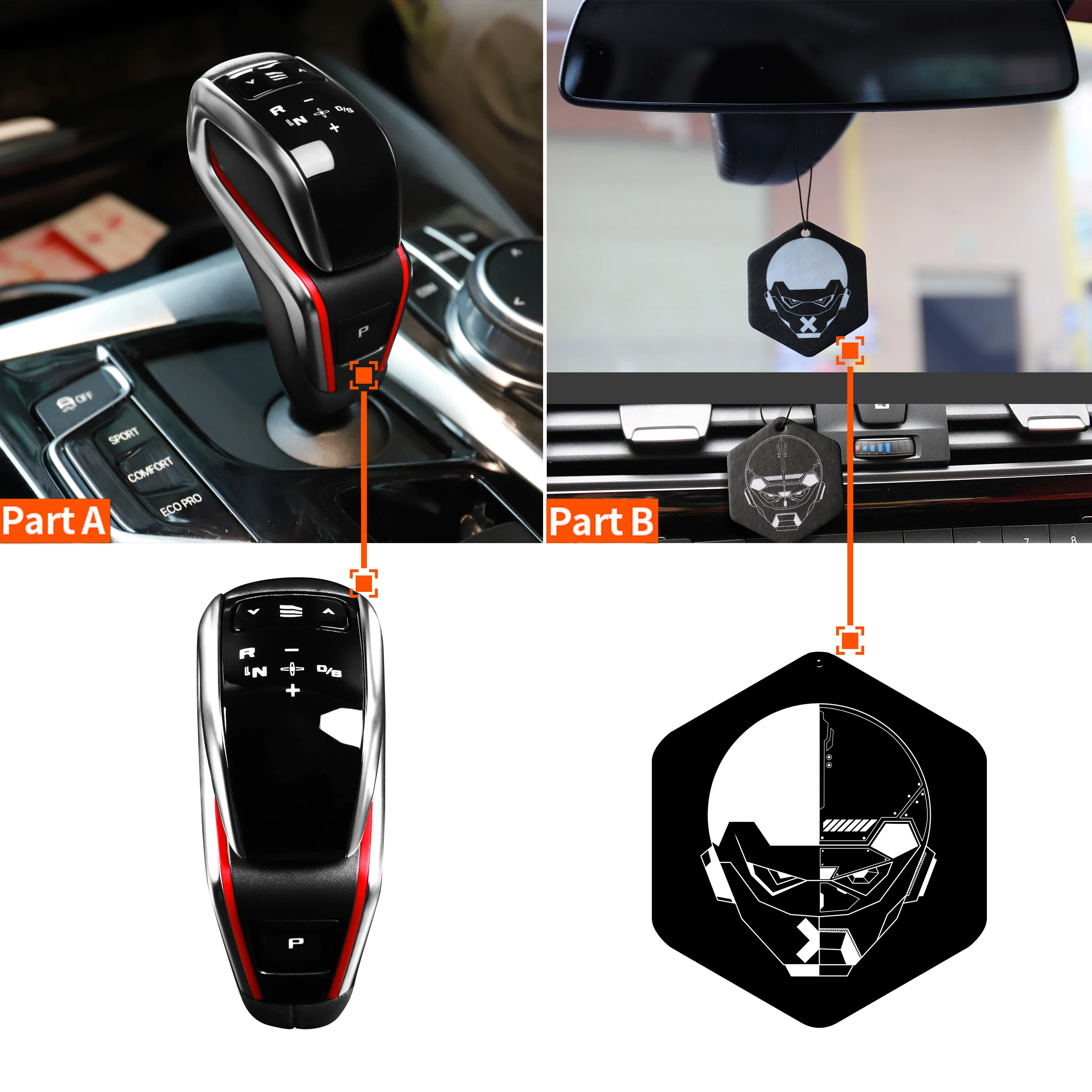 Replacement Gear Head Gearbox Insert Shifter Shift M Sport For BMW G Chassis 5 6 7 Series G30 G31 G11 G12 X3 G01 G08 X4 G02
Replacement Gear Head Gearbox Insert Shifter Shift M Sport For BMW G Chassis 5 6 7 Series G30 G31 G11 G12 X3 G01 G08 X4 G02