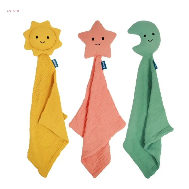 Cute Moon Star Soothing Towel Baby Infant Appease Towels Fashion Accompany Toy Cartoon Sleeping Comfort Toys for Toddlers
Cute Moon Star Soothing Towel Baby Infant Appease Towels Fashion Accompany Toy Cartoon Sleeping Comfort Toys for Toddlers