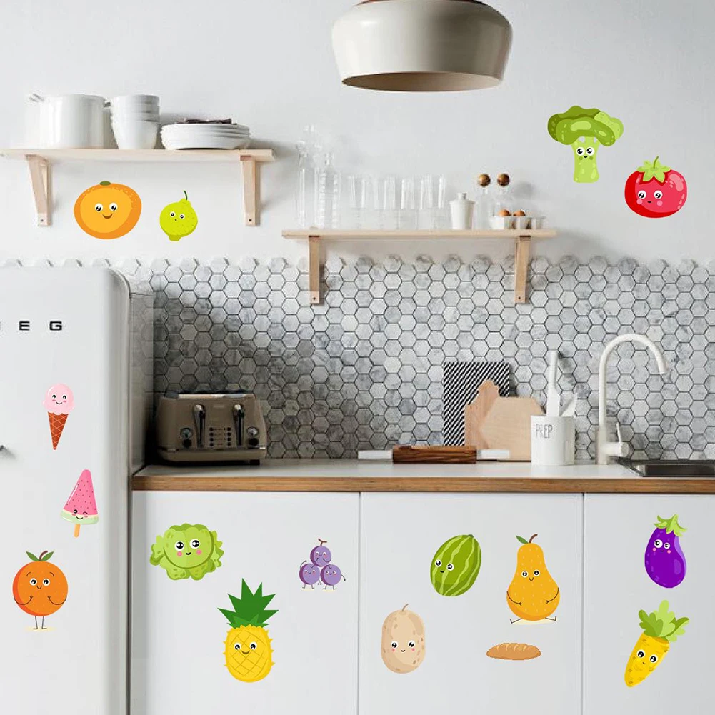 Tape Wall Sticker Party Vegetable Waterproof 11.8x11.8inch Anti-oil DIY Decor Fruit Home PVC Paste Removable 1set
Tape Wall Sticker Party Vegetable Waterproof 11.8x11.8inch Anti-oil DIY Decor Fruit Home PVC Paste Removable 1set
