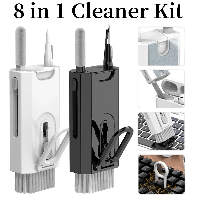 8 In 1 Cleaning Kit Airpods Earphone Cleaning Pen Earplug Box Cleaning Tool Keyboard Notebook Phone Cleaning Kit Accessories
8 In 1 Cleaning Kit Airpods Earphone Cleaning Pen Earplug Box Cleaning Tool Keyboard Notebook Phone Cleaning Kit Accessories