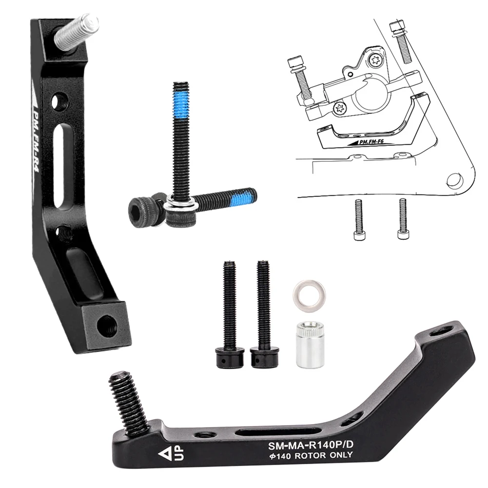 Road Bike Bike Disc Brake-Caliper Adapter Flat Mount To Post Mount F140/F160/R140MM For Flat Mount To Post Mount FM To PM
Road Bike Bike Disc Brake-Caliper Adapter Flat Mount To Post Mount F140/F160/R140MM For Flat Mount To Post Mount FM To PM