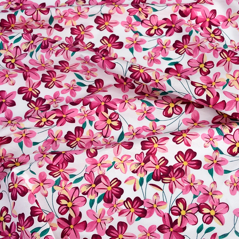 1 meter/pcs Spring and Summer Pastoral Pink Floral Cotton Fabric Shirt Dress Skirt Handmade DIY
1 meter/pcs Spring and Summer Pastoral Pink Floral Cotton Fabric Shirt Dress Skirt Handmade DIY