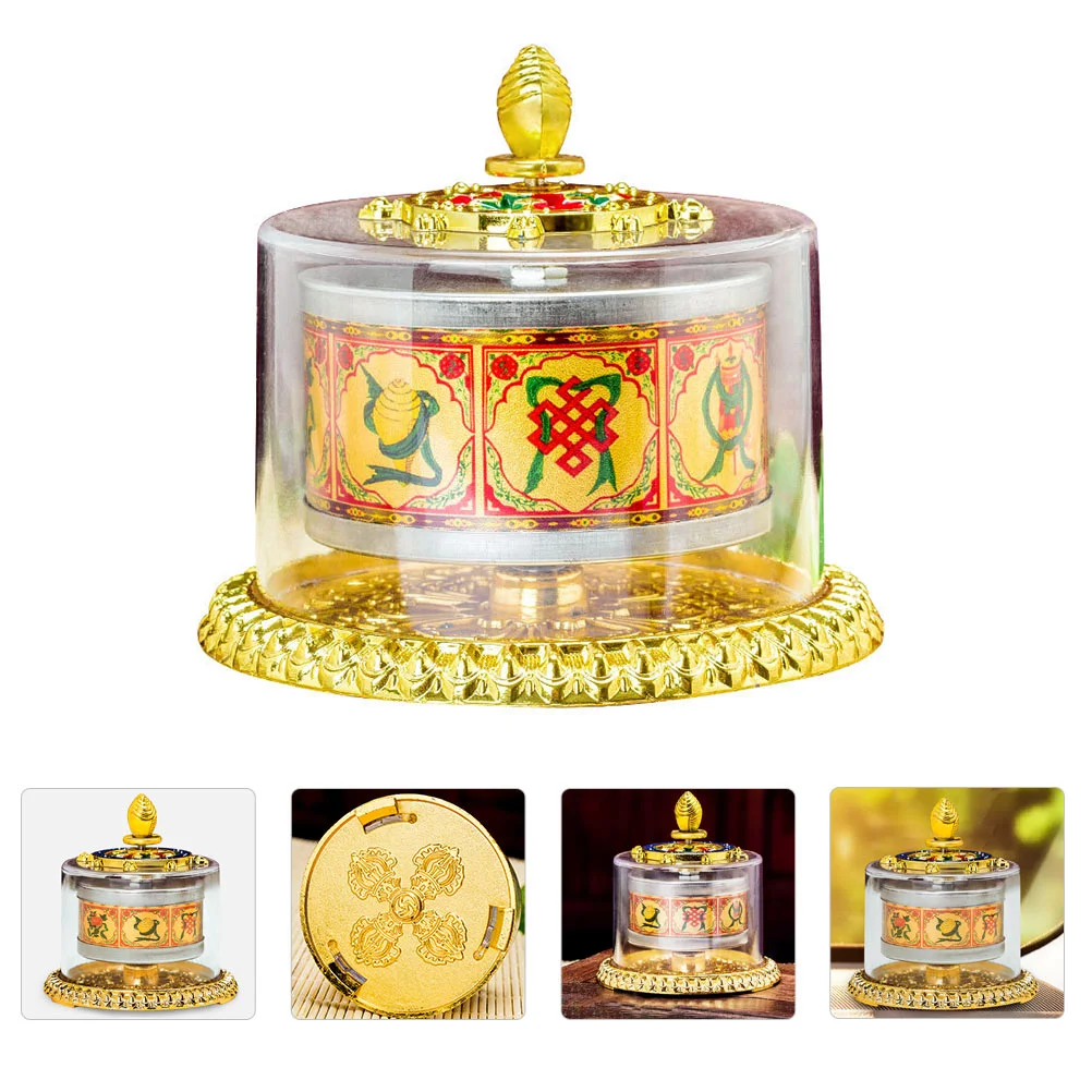 Car Prayer Wheel Decoration: Scriptures Prayer Wheel Statue Tibetan Prayer Wheel for Home Office Shop Interior Decor 
Car Prayer Wheel Decoration: Scriptures Prayer Wheel Statue Tibetan Prayer Wheel for Home Office Shop Interior Decor