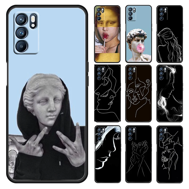Funny Cartoon Painting For OPPO Reno 7 6 5 4 3 2 5Z 5F 5K ACE 10 X 4G 5G Pro Plus Soft Black Phone Case Silicone Cover
Funny Cartoon Painting For OPPO Reno 7 6 5 4 3 2 5Z 5F 5K ACE 10 X 4G 5G Pro Plus Soft Black Phone Case Silicone Cover
