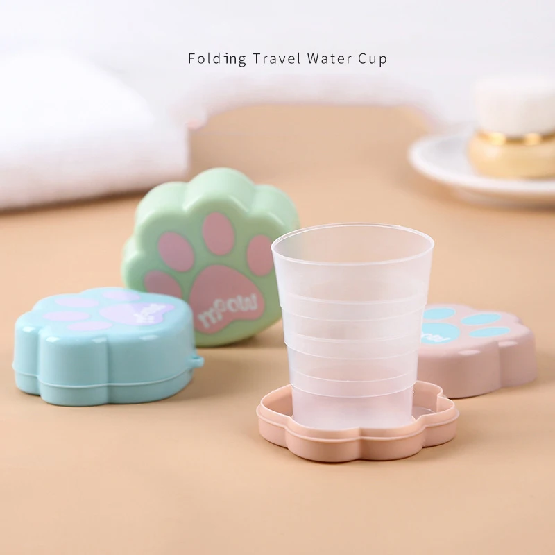1Pc Cartoon Cat Paw Folding Cup Portable Silicone Retractable Folding Cup Travel Easy To Carry Camping Climbing Home Folding Cup
1Pc Cartoon Cat Paw Folding Cup Portable Silicone Retractable Folding Cup Travel Easy To Carry Camping Climbing Home Folding Cup