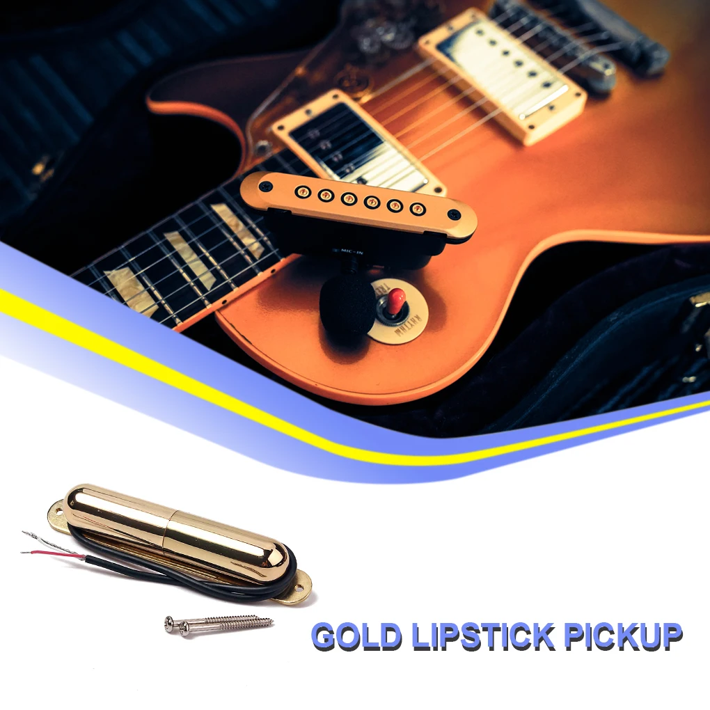 Pickups Double Output 4 Strings Lipstick Shape Vintage Style Chic Electric Transducer Premium Material Humbucker
Pickups Double Output 4 Strings Lipstick Shape Vintage Style Chic Electric Transducer Premium Material Humbucker