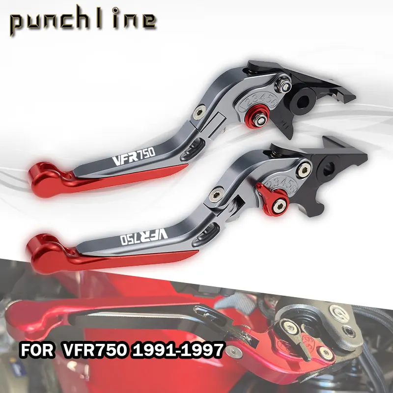 Fit For VFR750 1991-1997 Folding Extendable Brake Clutch Levers VFR 750 1993 Motorcycle CNC Accessories Adjustable Handle Set
Fit For VFR750 1991-1997 Folding Extendable Brake Clutch Levers VFR 750 1993 Motorcycle CNC Accessories Adjustable Handle Set
