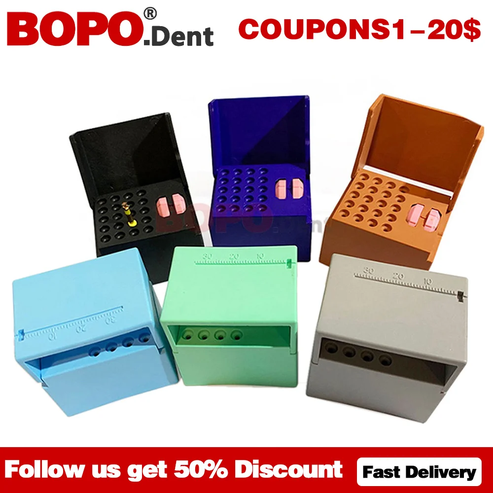 20 Holes Dental Endo File Box Holder Autoclavable Disinfection Endodontic Root Canal Files Stand With Counter Measuring Case 1PC
20 Holes Dental Endo File Box Holder Autoclavable Disinfection Endodontic Root Canal Files Stand With Counter Measuring Case 1PC
