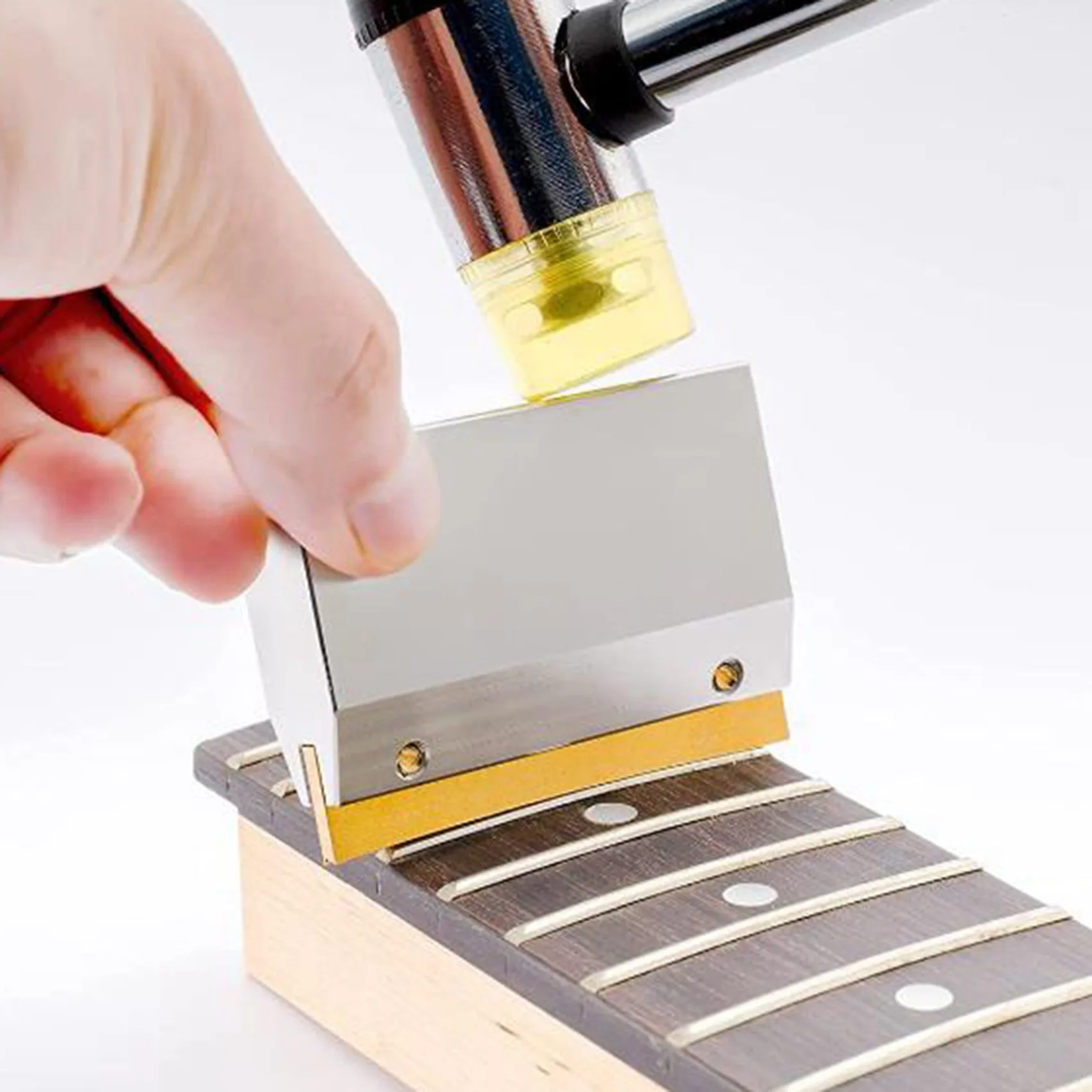 Guitar Fingerboard Fret Press Guitar Fret Wire Tool Luthier Tool Guitar Bass Wire Frets Guitar Repair Press Tool
Guitar Fingerboard Fret Press Guitar Fret Wire Tool Luthier Tool Guitar Bass Wire Frets Guitar Repair Press Tool