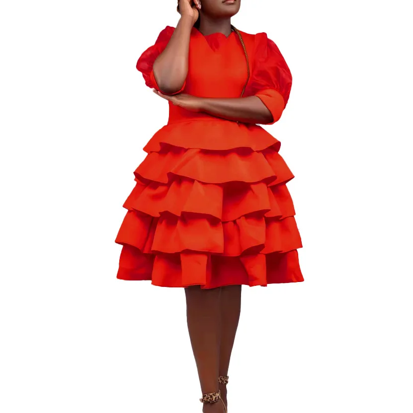 African Dresses for Women Summer African Women V-neck Short Sleeve Polyester Red White Knee-length Dress African Clothes Women
African Dresses for Women Summer African Women V-neck Short Sleeve Polyester Red White Knee-length Dress African Clothes Women