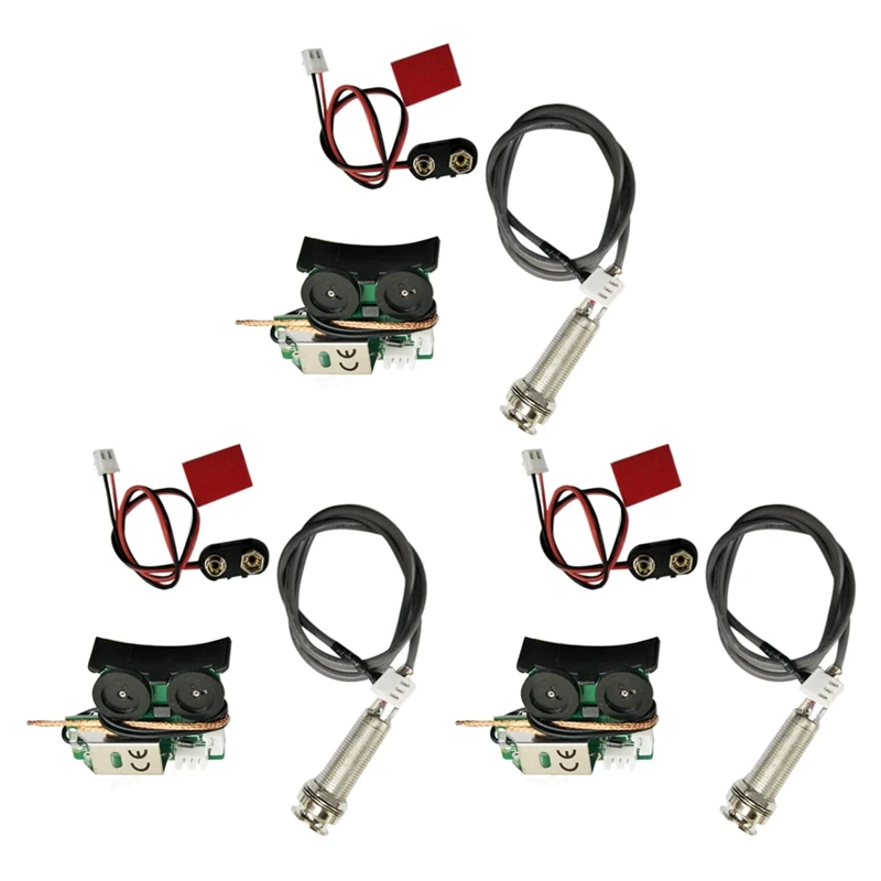 3X под Седло Piezo Pickup Бортовая Система предварительного усиления для акустической гитары
3X под Седло Piezo Pickup Бортовая Система предварительного усиления для акустической гитары
