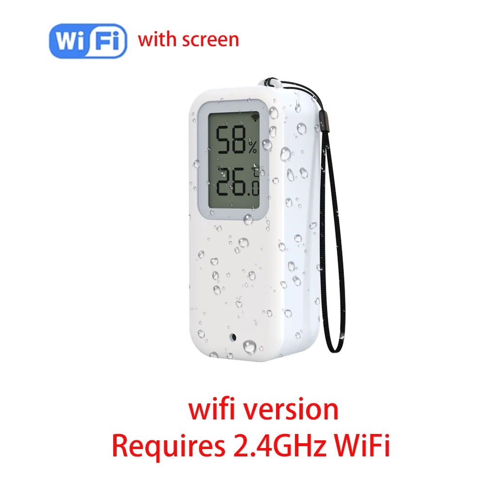 Умный датчик температуры и влажности Tuya WiFi/Zigbee, наружный, водонепроницаемый IP65, с удаленным мониторингом через приложение, работает с Alexa и Google Home
Умный датчик температуры и влажности Tuya WiFi/Zigbee, наружный, водонепроницаемый IP65, с удаленным мониторингом через приложение, работает с Alexa и Google Home