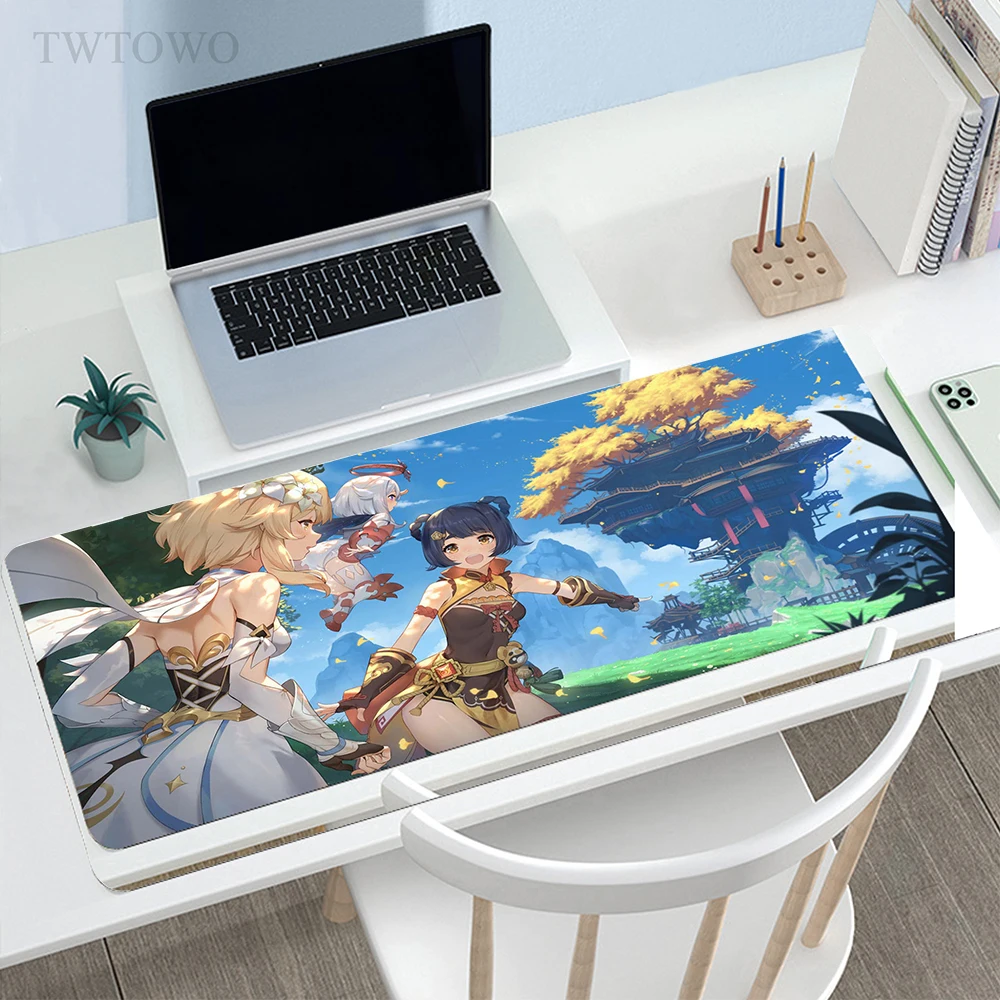Genshin Impact Mousepad Gaming Large HD XXL keyboard pad Desk Mats MousePads Carpet Gamer Soft Desktop Mouse Pad Mice Pad
Genshin Impact Mousepad Gaming Large HD XXL keyboard pad Desk Mats MousePads Carpet Gamer Soft Desktop Mouse Pad Mice Pad