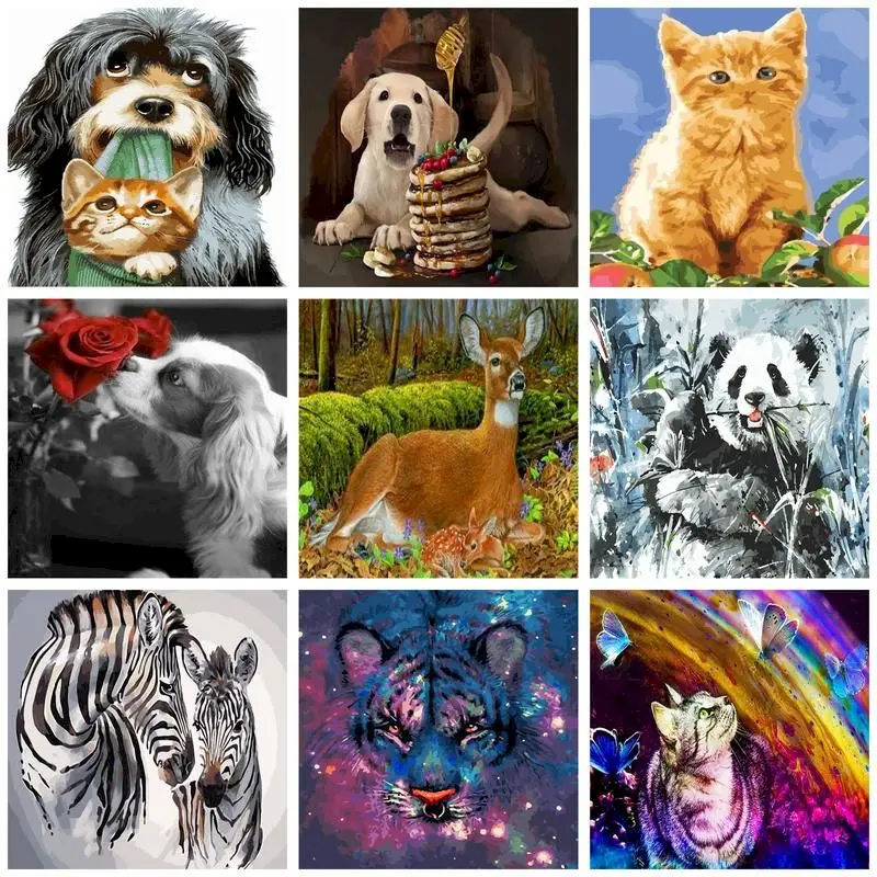 RUOPOTY Paint By Numbers Cat Animal Wall Art On Canvas Drawing Unique Gift Coloring By Numbers Picture Paint For Living Room
RUOPOTY Paint By Numbers Cat Animal Wall Art On Canvas Drawing Unique Gift Coloring By Numbers Picture Paint For Living Room