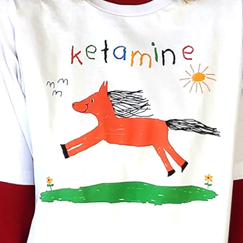 KETAMINE Vintage T Shirt Horse Y2k Graphic Tees Oversized T-shirts for Women Men Clothing Harajuku Retro Tshirts
KETAMINE Vintage T Shirt Horse Y2k Graphic Tees Oversized T-shirts for Women Men Clothing Harajuku Retro Tshirts