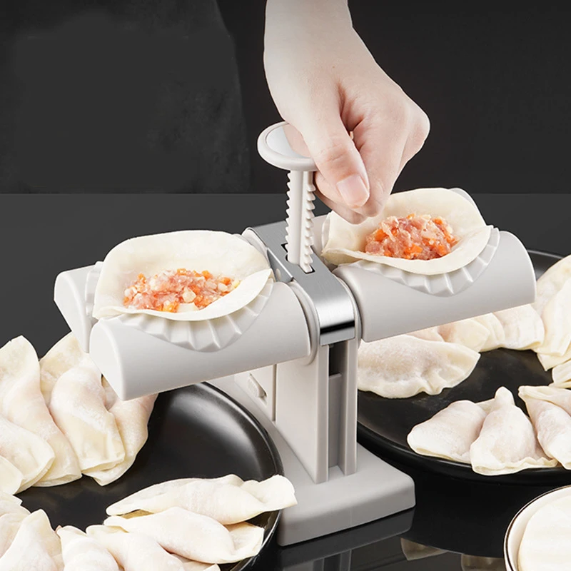 Automatic Dumpling Maker Household Double Head Mould Kitchen Dumpling Maker Dumpling Mould Easy-tool for Dumpling
Automatic Dumpling Maker Household Double Head Mould Kitchen Dumpling Maker Dumpling Mould Easy-tool for Dumpling