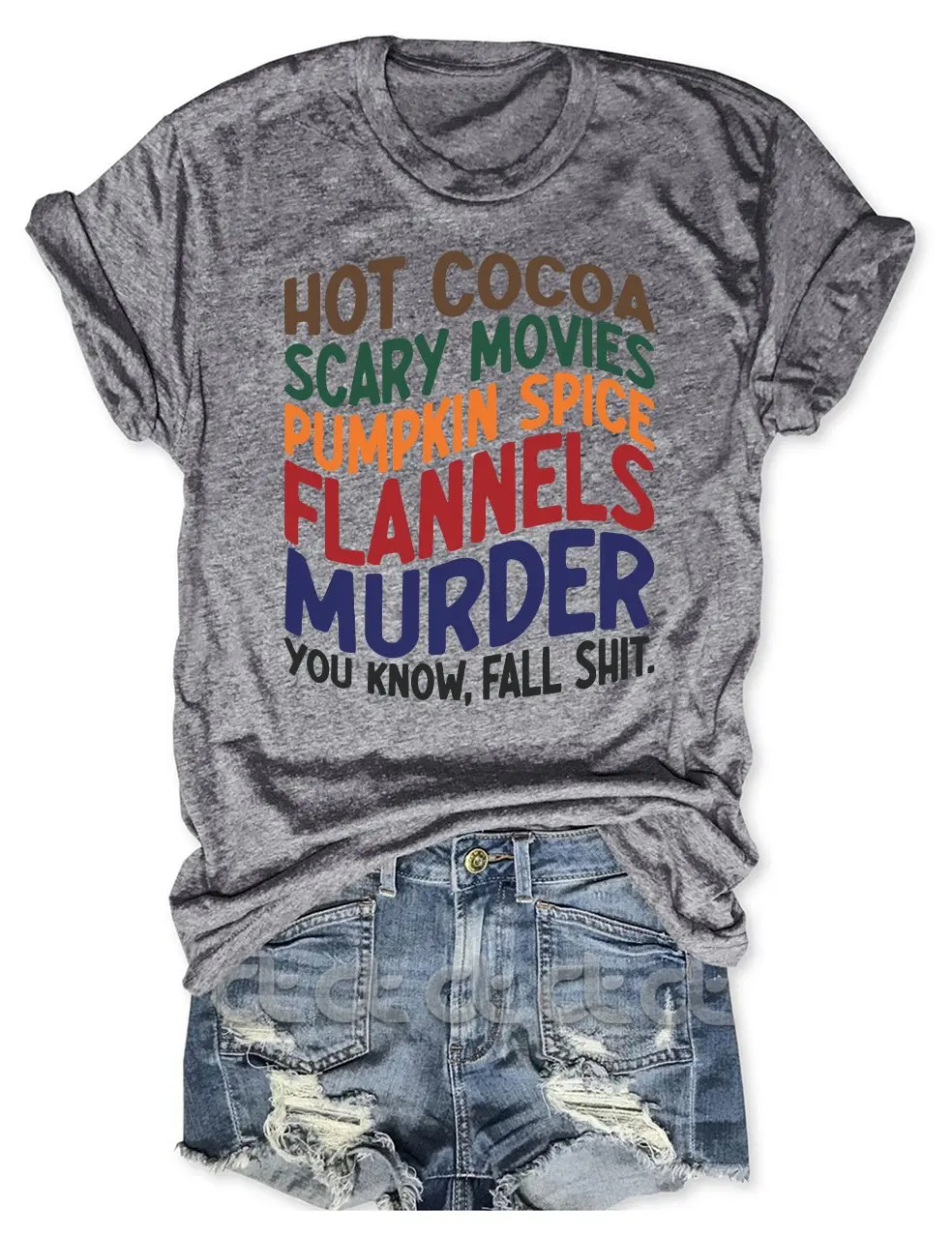 Rheaclot Hot Cocoa Scary Movies Pumpkin Spice Flannels Murder You know Women's Cotton T-shirt Ladies Graphic Tee Tops
Rheaclot Hot Cocoa Scary Movies Pumpkin Spice Flannels Murder You know Women's Cotton T-shirt Ladies Graphic Tee Tops