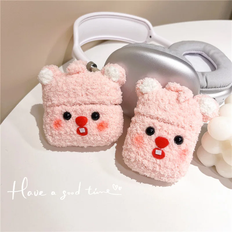 Plush Cute Cartoon Beaver Case for AirPods Pro2 Airpod Pro 1 2 3 Bluetooth Earbuds Charging Box Protective Earphone Case Cover
Plush Cute Cartoon Beaver Case for AirPods Pro2 Airpod Pro 1 2 3 Bluetooth Earbuds Charging Box Protective Earphone Case Cover