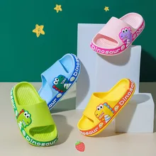 Children Slippers Kids Summer Cartoon Beach Shoes Boys Girls Baby Soft Sole Non-Slip