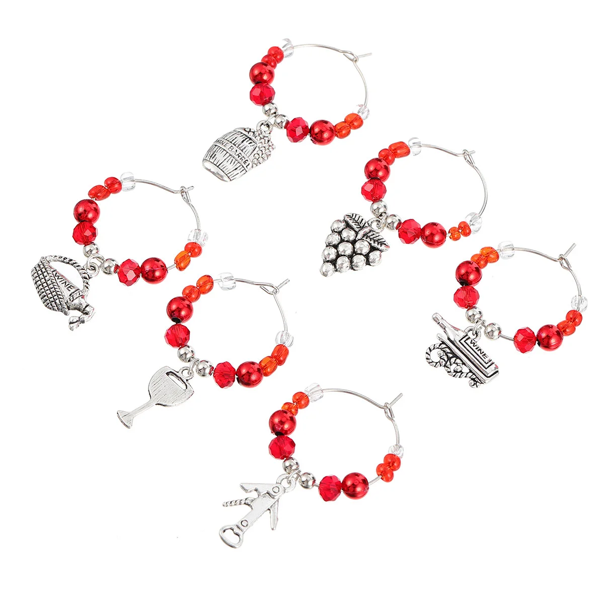 Glass Tags Drink Charms Identifiers Identifier Goblet Christmas Metalchampagne Silicone Cup Red Markers
Glass Tags Drink Charms Identifiers Identifier Goblet Christmas Metalchampagne Silicone Cup Red Markers