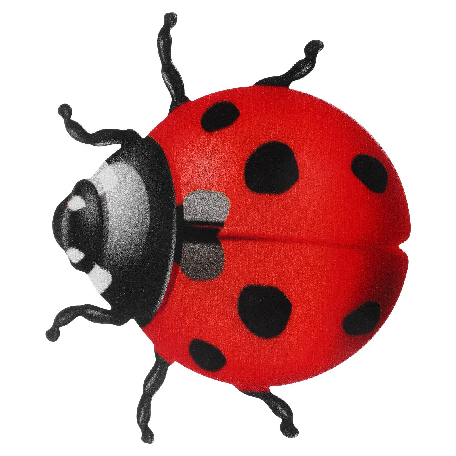 

Home Accents Decor Iron Beetle Outdoor Yard Wall Ornament Metal Ladybugs Hangings Sculpture 12X10CM Garden Decorations Red