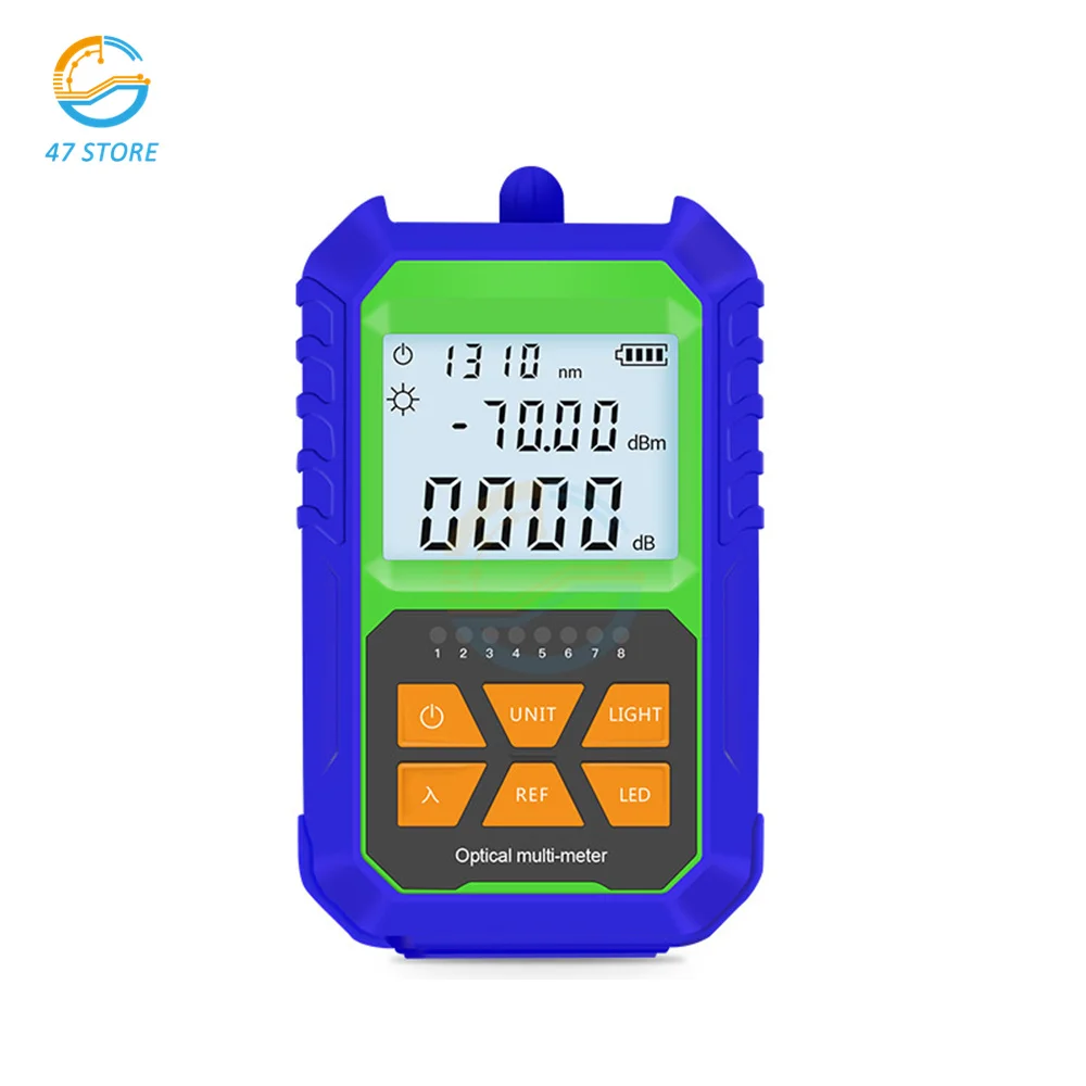 Mini Optical Power Meter Tester Light Decay Test Multifunctional Network Cable Tester Decay Detector-70+3 (Rechargeable)
Mini Optical Power Meter Tester Light Decay Test Multifunctional Network Cable Tester Decay Detector-70+3 (Rechargeable)