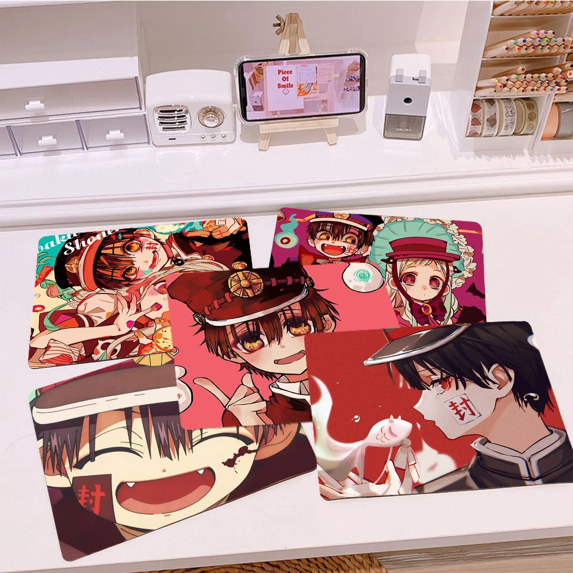 Toilet Bound Hanako Kun Anti-Slip Gaming Mouse Pad Gamer Desk Mat Keyboard Pad Decoration Mause Pad Padmouse Desk Play Mats 
Toilet Bound Hanako Kun Anti-Slip Gaming Mouse Pad Gamer Desk Mat Keyboard Pad Decoration Mause Pad Padmouse Desk Play Mats