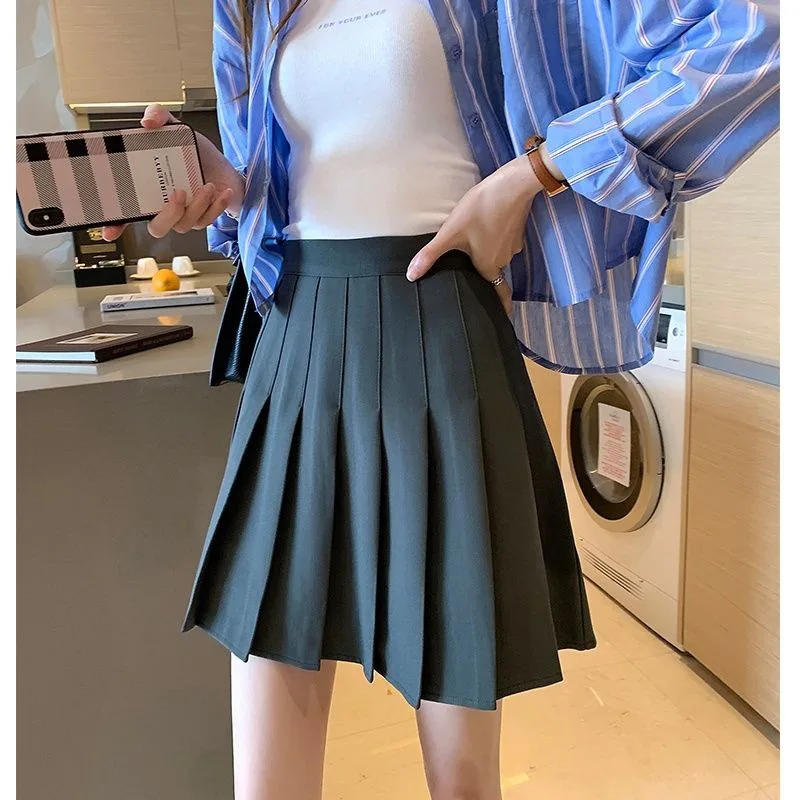 Black Pleated Skirt Women's 2022 New Fashion High Waist Slim Skirt Package Hip A-line Skirt Short Skirt
Black Pleated Skirt Women's 2022 New Fashion High Waist Slim Skirt Package Hip A-line Skirt Short Skirt