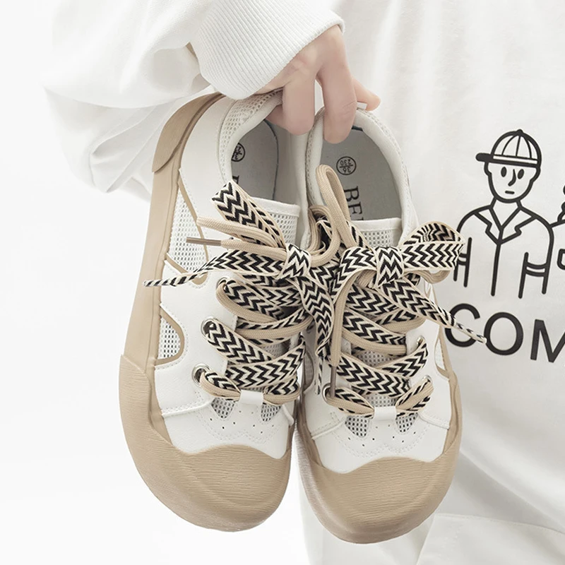 Breathable Chunky Sneakers Women Casual Shoes Lace Up Women Vulcanized Shoes 2022 Summer Sport Shoes Women Flats Tenis Feminino
Breathable Chunky Sneakers Women Casual Shoes Lace Up Women Vulcanized Shoes 2022 Summer Sport Shoes Women Flats Tenis Feminino