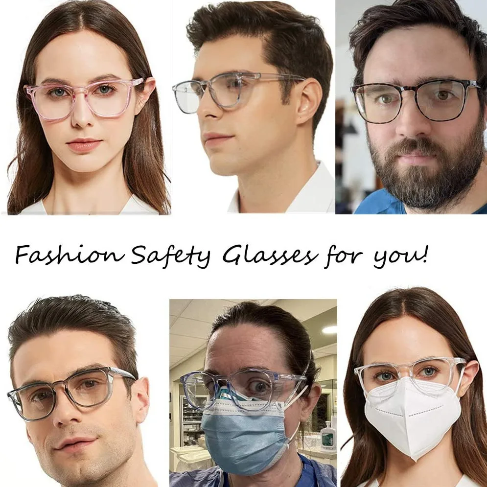 2022 Round Safety Glasses Anti-Pollen allergy Dustproof Anti Fog Eyewear Blue Light Blocking PC Lens TR90 Frame Eyeglasses
2022 Round Safety Glasses Anti-Pollen allergy Dustproof Anti Fog Eyewear Blue Light Blocking PC Lens TR90 Frame Eyeglasses